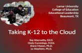 Taking k 12 to the cloud