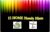15 HOME Handy Hints
