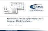 Processimulatie & Optimalisatie door inzet van Plant Simulation