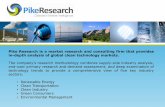 Pike Research Brochure