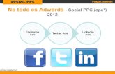 Social PPC - Facebook ads, Twitter Ads y Linkedin Ads