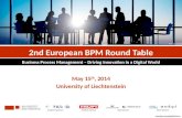 2nd European BPM Round Table