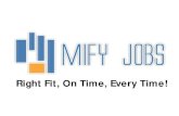 Mify Jobs Profile