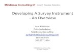 Developing A Survey Instrument