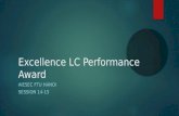 Excellence lc performance award