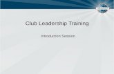 1. club officer training