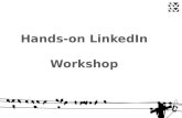LinkedIn Workshop October 2014