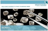 Stornoway Diamonds (TSX.V: SWY.TO) Investor Update: The Creation and Growth of a Mineral Resource at Renard: Québec’s First Diamond Mine