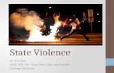 WGST 303 Day 25 State Violence