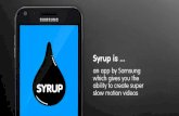 SYRUP for SAMSUNG (HYPER ISLAND student project)