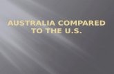 Compare and contrast between u.s. and austalia
