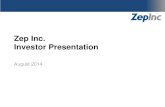 Zep   presentation - august 2014 v.7