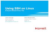Using Secure Shell on Linux: What Everyone Should Know