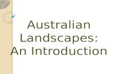 Introduction to Australian Landscapes