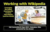 Working with Wikipedia: Leveraging the Online Encyclopedia to Serve Your Patrons (and the World)