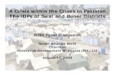 A crisis within crisis in Pakistan: The IDP's of Swat and Buner Districts