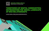 Territories of digital communities. representing the social landscape of web relationships