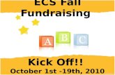 ECS "Believe Kids" Fall Fundraising Kickoff