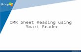 OMR Sheet Reading using OMR Software