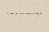 Classifying igneous rocks