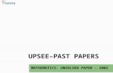 UPSEE - Mathematics -2002 Unsolved Paper