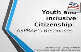 ASPBAE responses to youth & inclusive citizenship