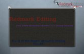 Redmark Editing A unit of M/s Regent Research Writing Pvt Ltd