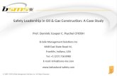 Behavioral Safety Leadership in Oil & Gas construction
