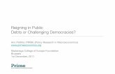 Reigning in Public Debts or Challenging Democracies? 1st December 2011