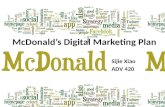 McDonald's digital marketing plan