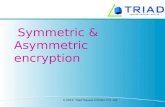Symmetric and asymmetric key