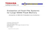 Evaluation of Flash File Systems for Large NAND Flash Memory