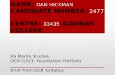AS Media Studies Magazine Evaluation - Dan Hickman