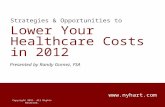 Healthcare Benefit Cost Strategies for 2012