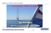 Offshore Wind Farm Design: offshore wind climate