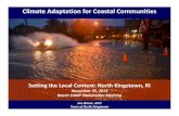 Climate Adaptation For Coastal Communities, Setting the Local Context: North Kingstown, RI