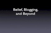 Blogging, Belief, and Beyond Workshop 2006