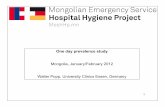 Mongolia   one day prevalence study