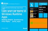 04   lists and lists items in windows runtime apps