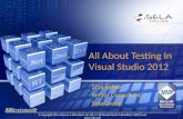 All about testing in visual studio 2012