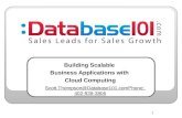 Building Scalable Business Applications with Cloud Computing - Omaha Cio Presentation Database101