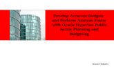 Oracle Hyperion and Planning Public Sector Budgeting