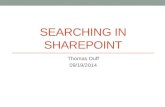 Searching In SharePoint