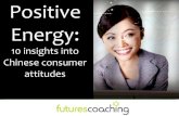 China's Positive Energy: On the ground insights into Chinese consumers