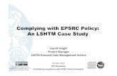 Complying with EPSRC policy: An LSHTM case study