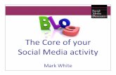 Blogging as the Core of your Social Media activity