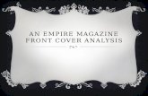 Empire magazine front covers analysis
