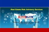 Real Estate Risk Advisory Brochure
