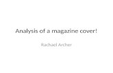 Analysis of a magazine cover! main task media