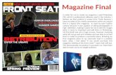 Production Log - Front Seat Magazine Final